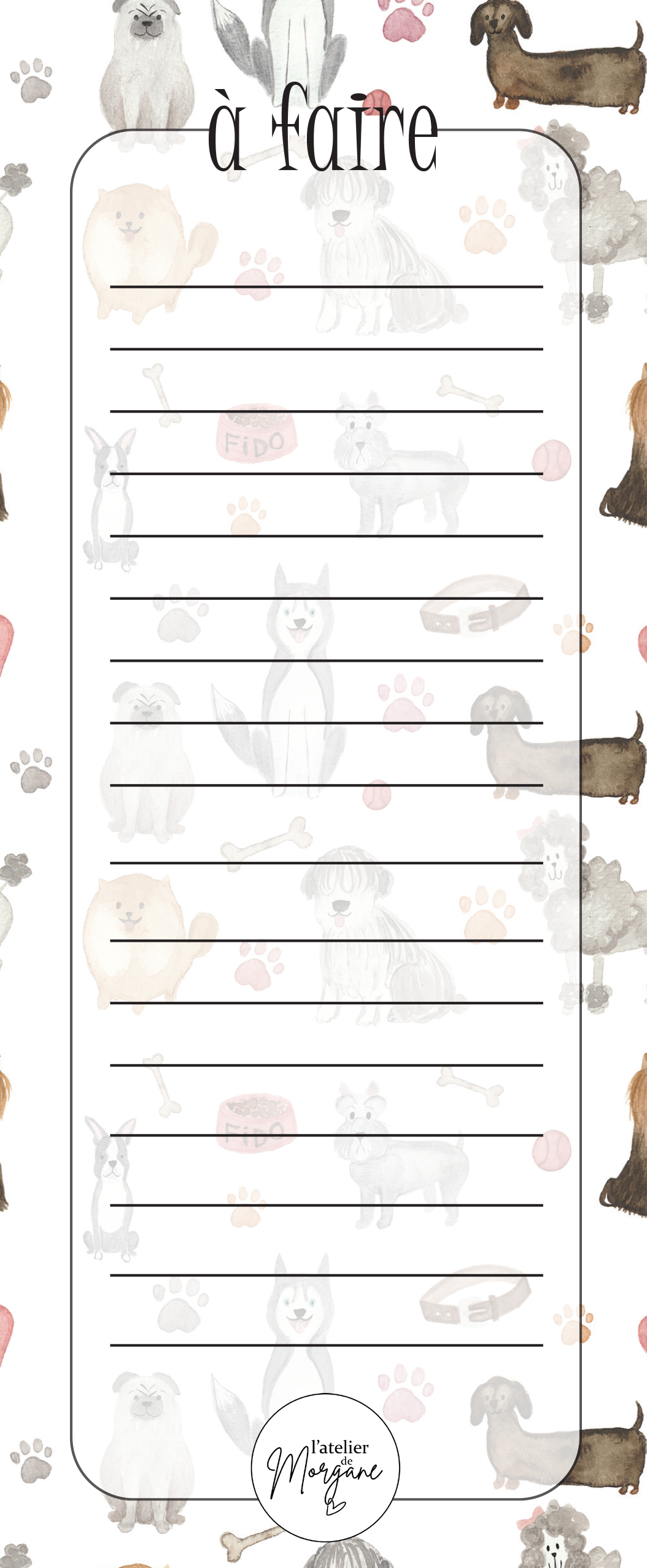 Bloc-notes gentils pitous