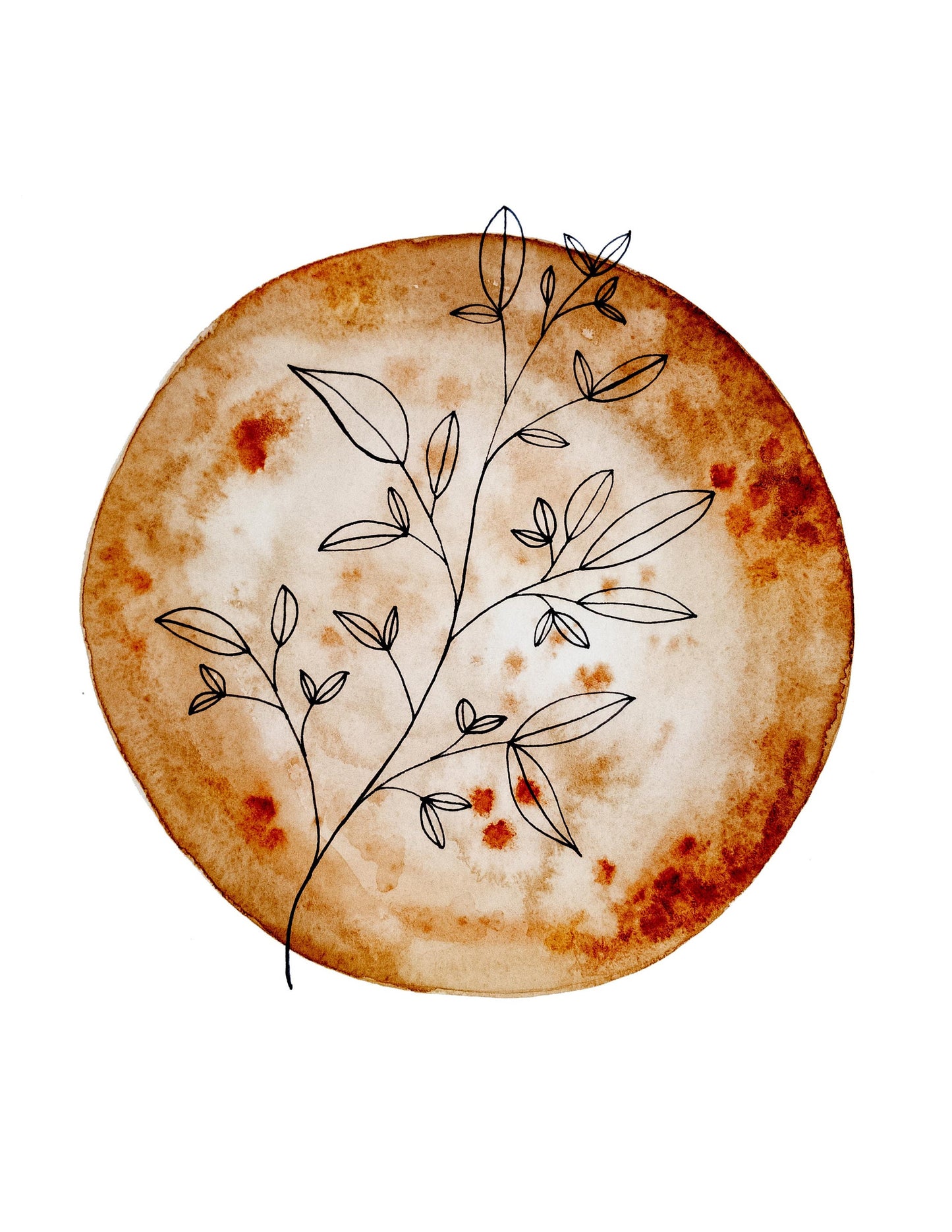 Affiche lune d'automne