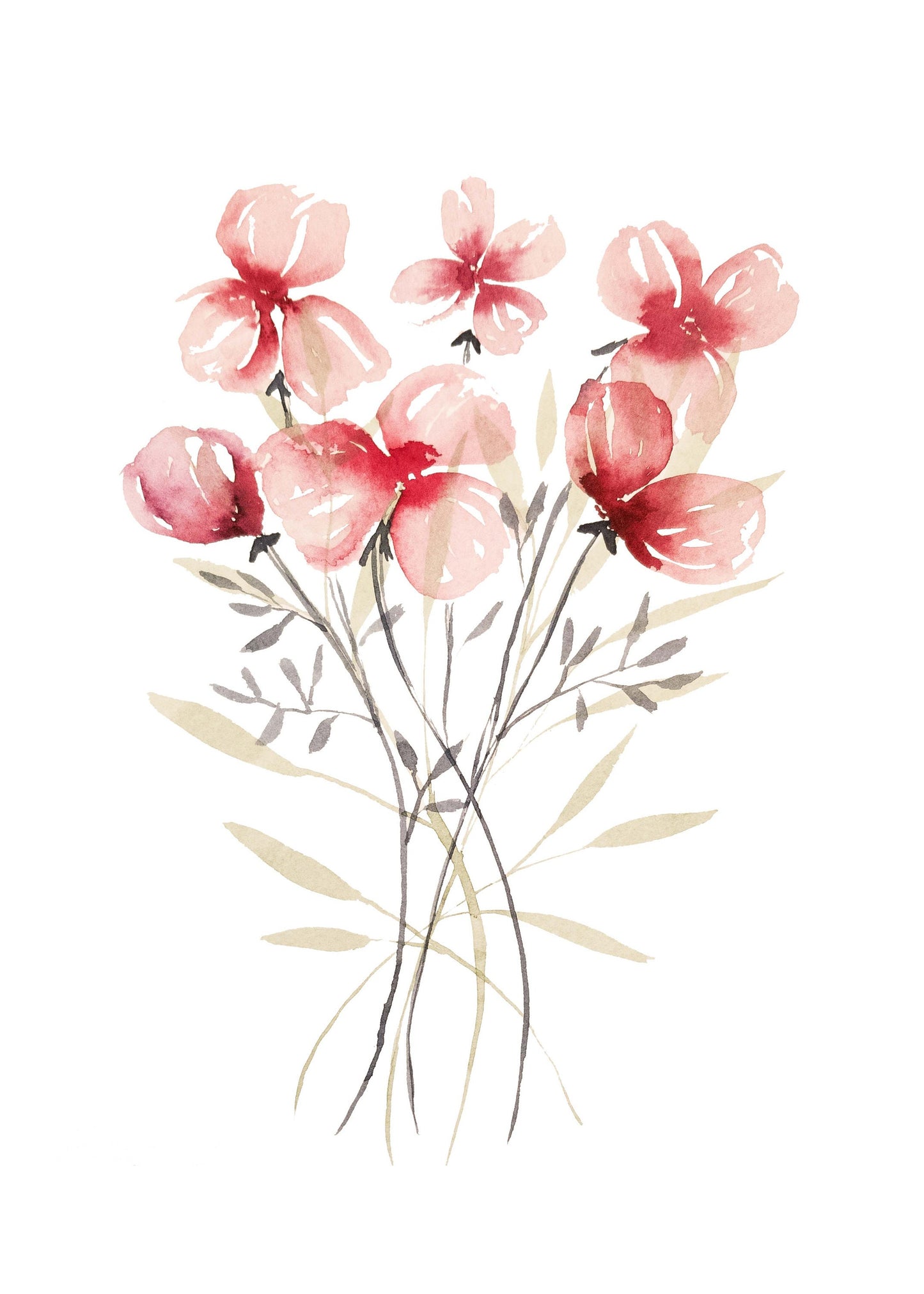 carte de souhaits sans texte - 5x7