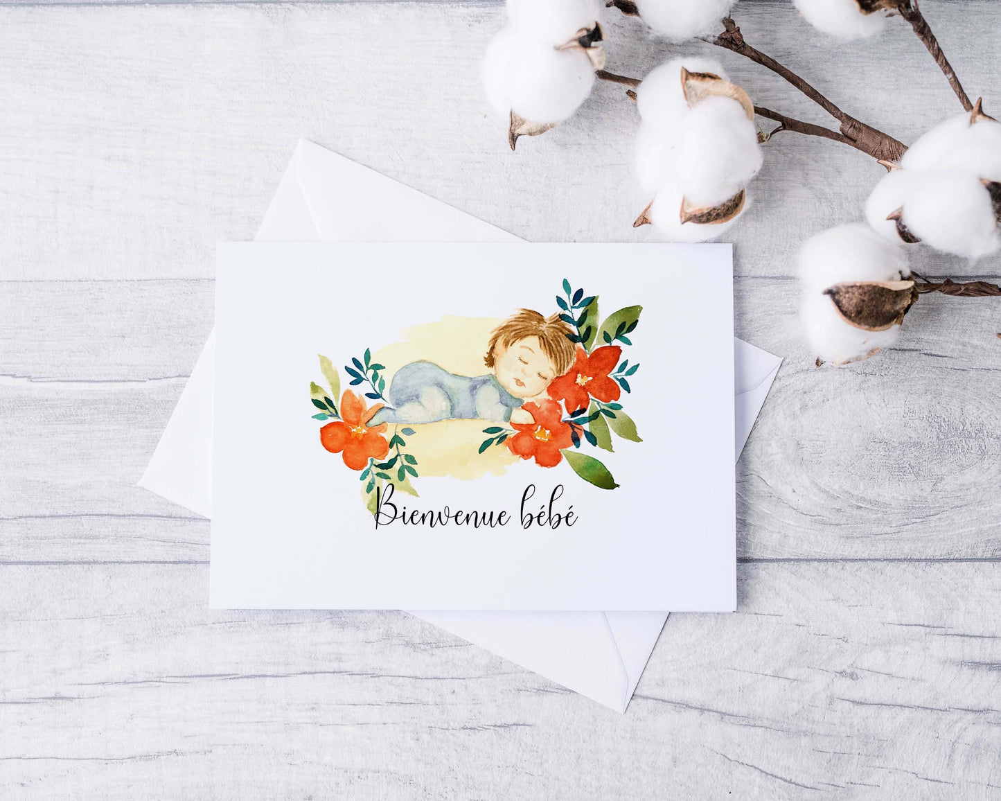 carte bienvenue bébé