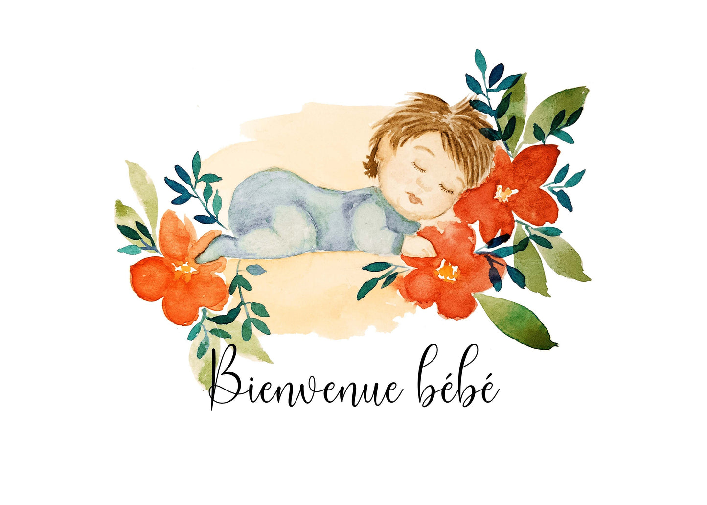 carte bienvenue bébé