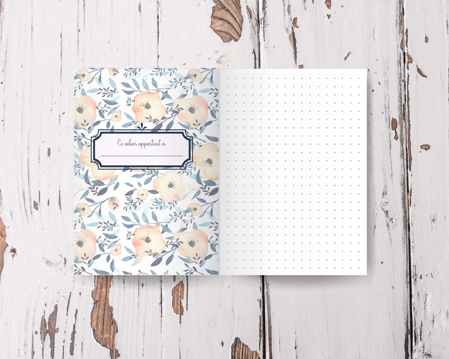 Cahier de notes - douceur fleurie