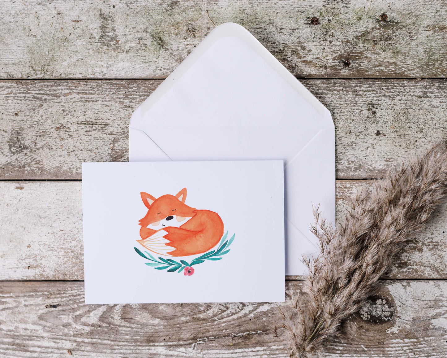 Carte de souhaits anniversaire à l'aquarelle dinosaure 5X7 sans texte