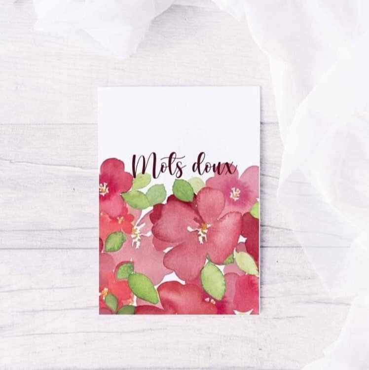Carte plante pothos golden philodendron à l'aquarelle 5x7