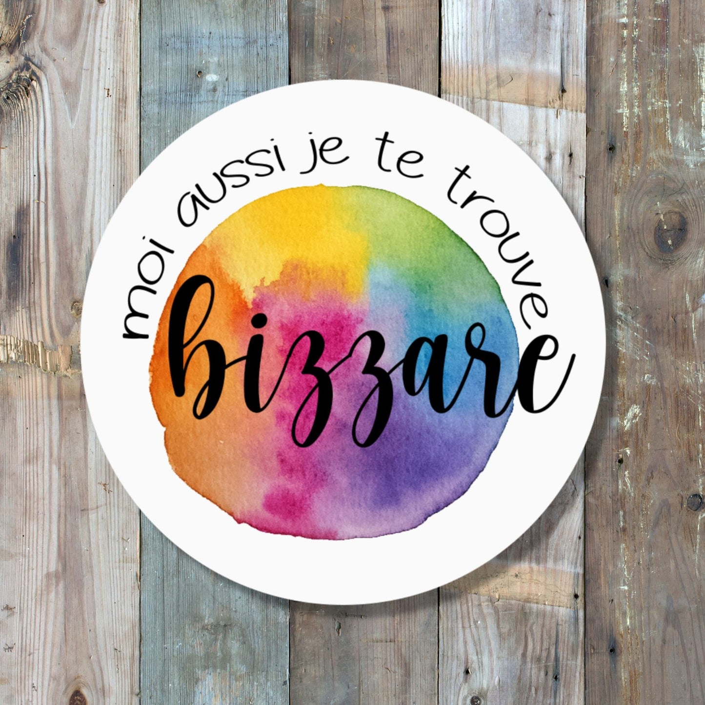 Autocollant on est tous différents