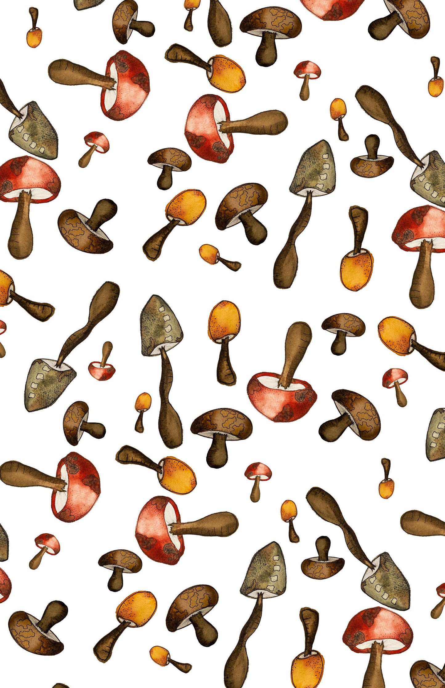cahier de notes - champignons