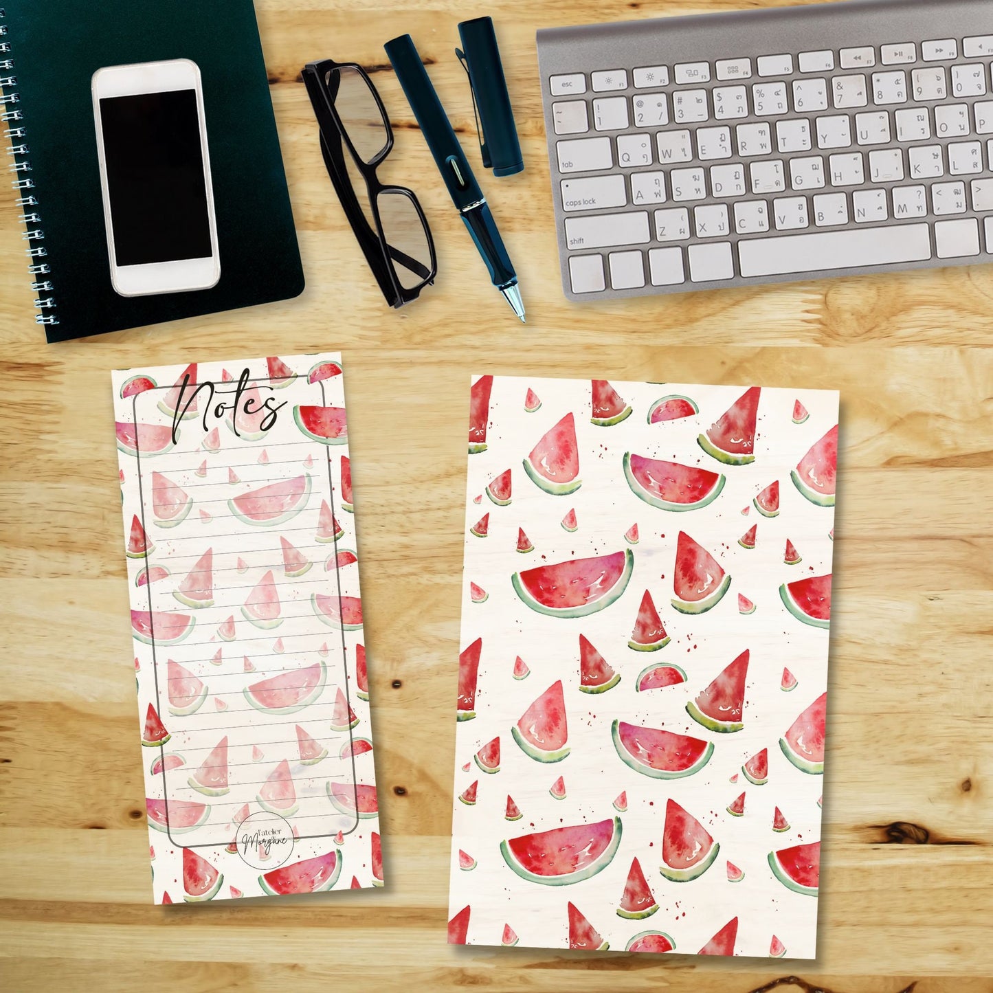 bloc-notes melon sucré