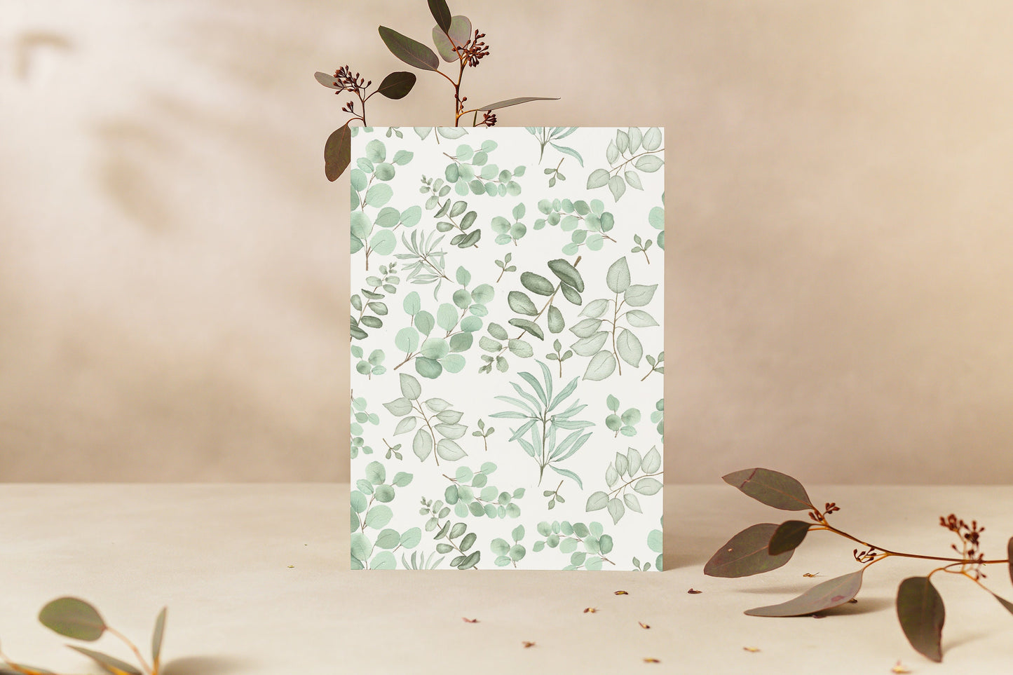 cahier de notes - eucalyptus