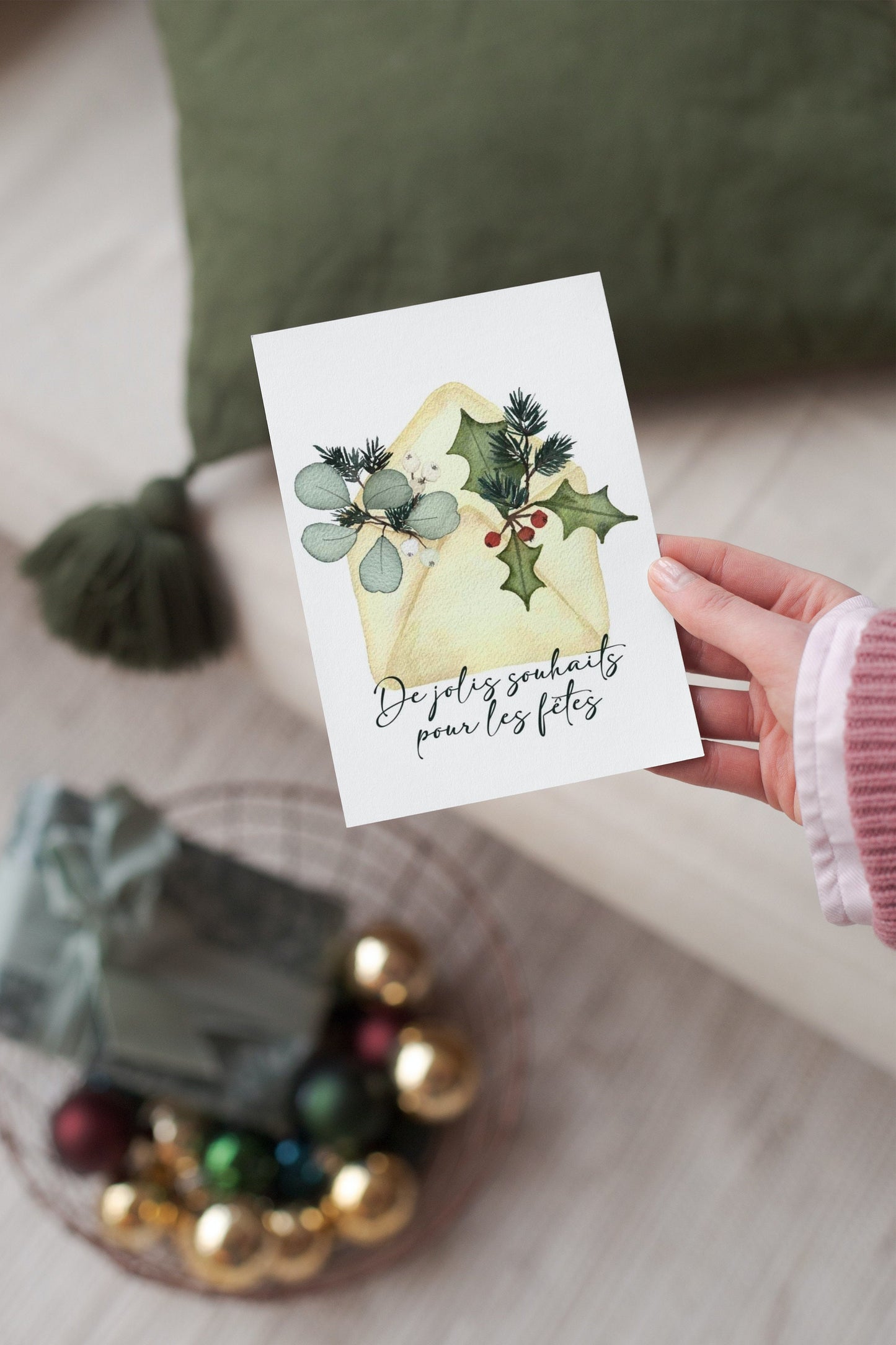 Carte de Noël - lettre de Noël