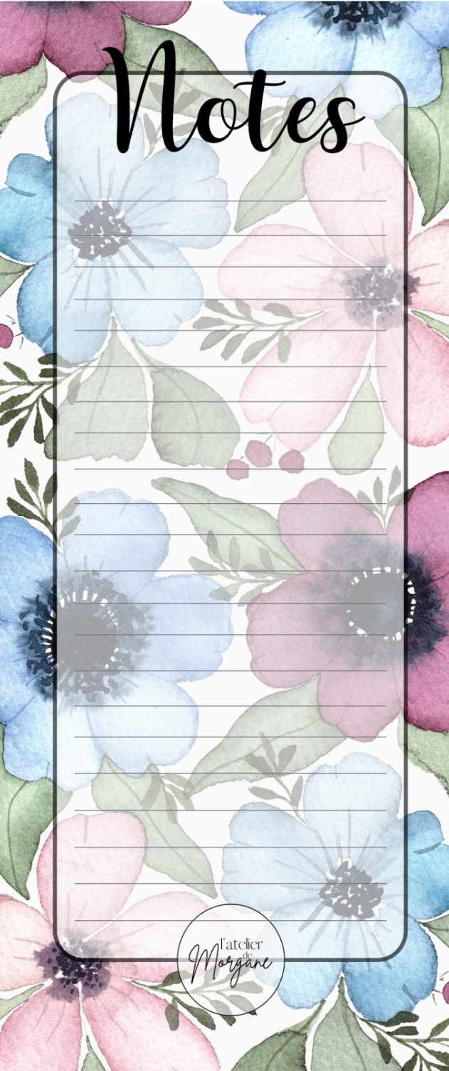 bloc-notes hellébores