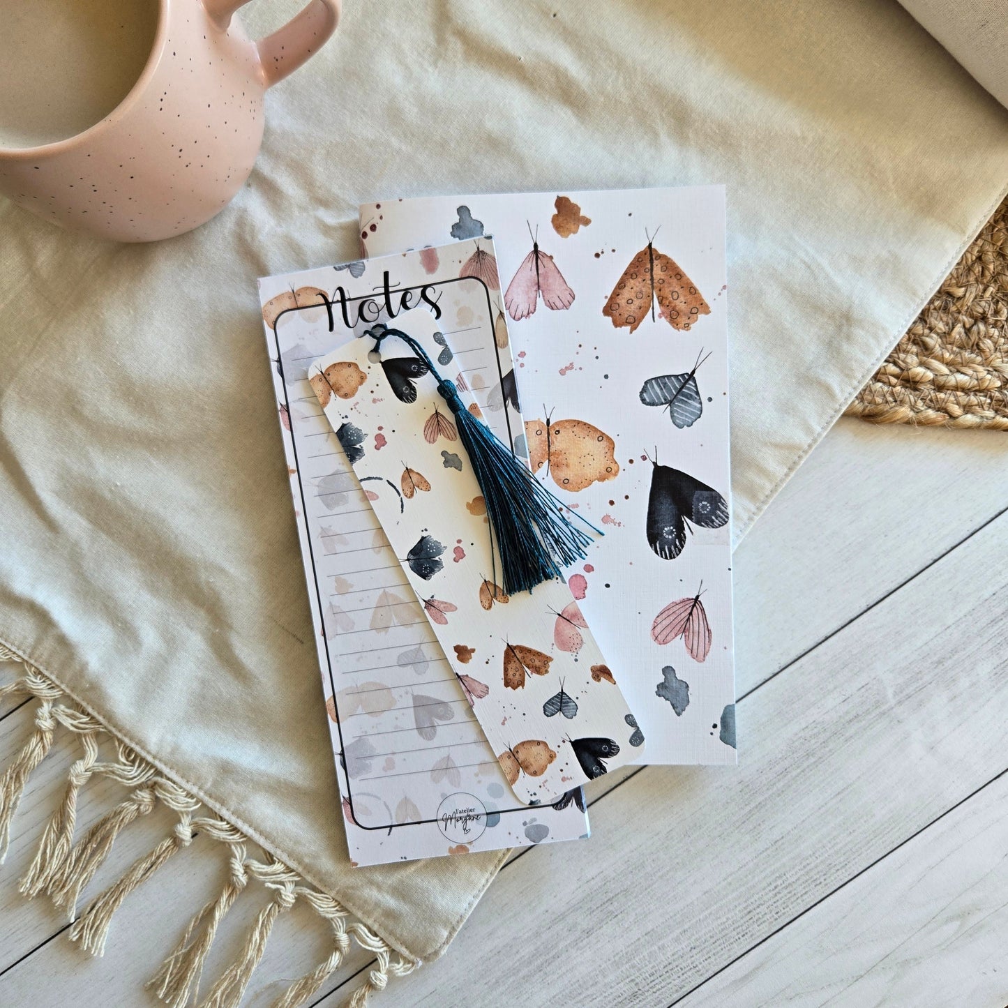 cahier de notes - papillons