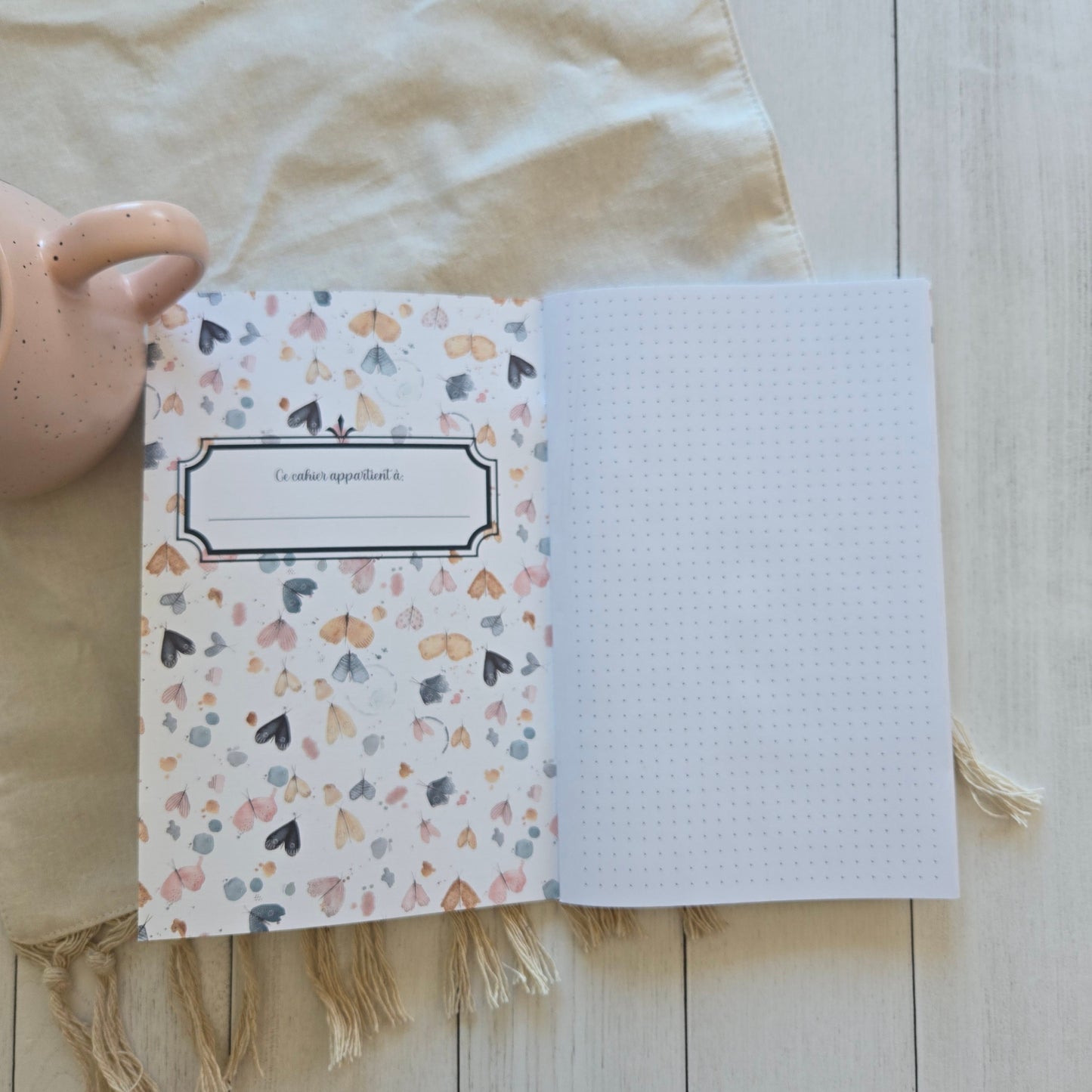 cahier de notes - papillons