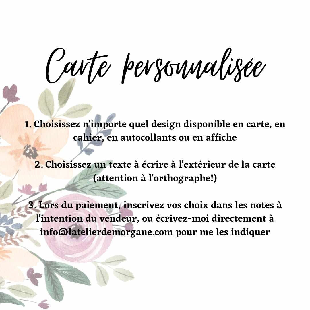 Carte personnalisée