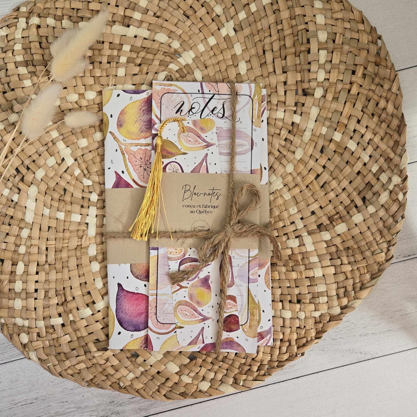 cahier de notes - figues