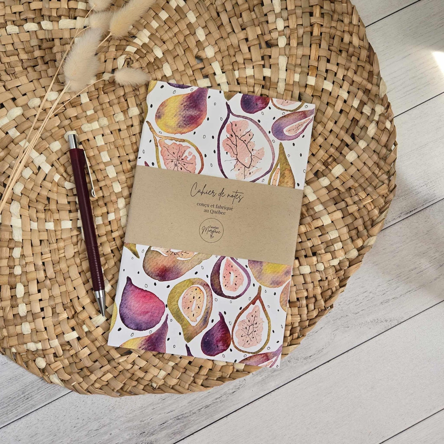 cahier de notes - figues