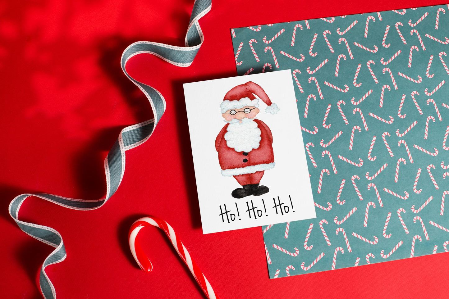 Carte de Noël - Père Noël