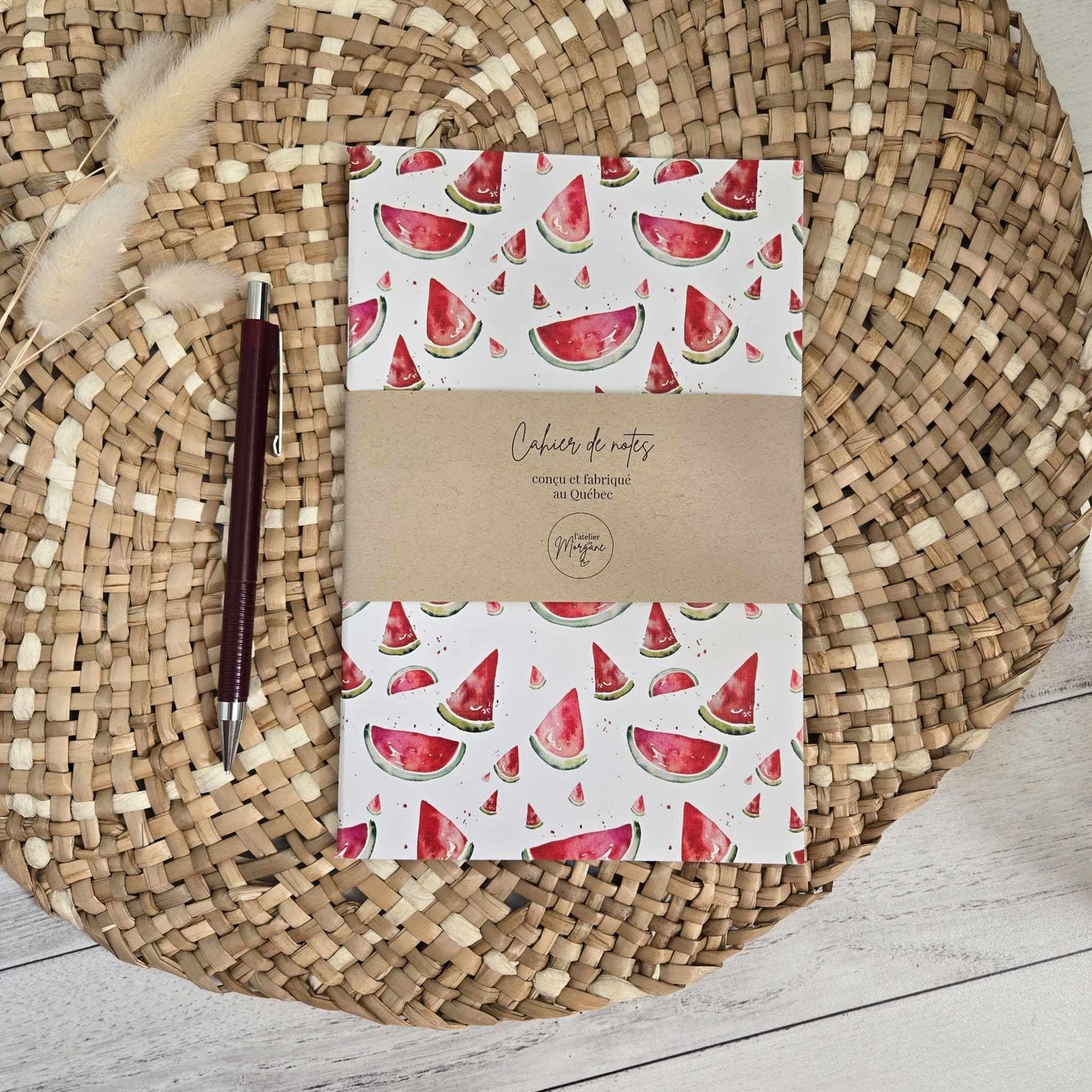 cahier de notes - melon sucré