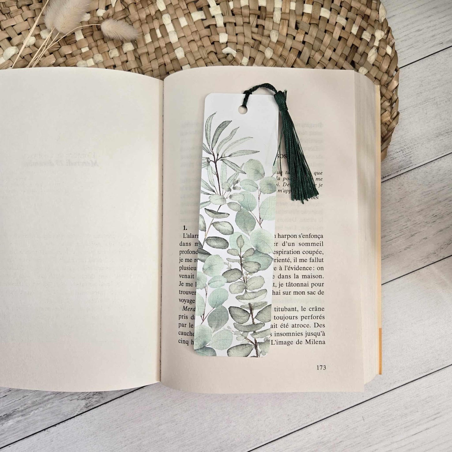 Signet illustration aquarelle eucalyptus